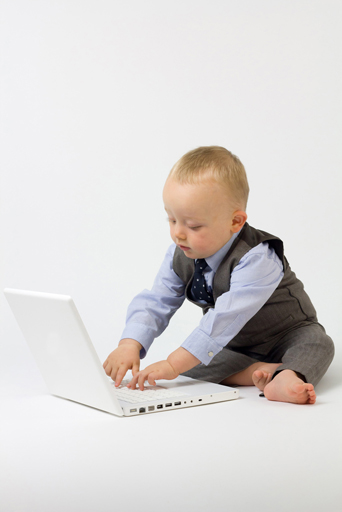 Baby Boy Typing
